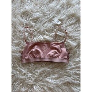 Aerie Real Good Strappy Side Lace Up Bralette Pink
Size Medium